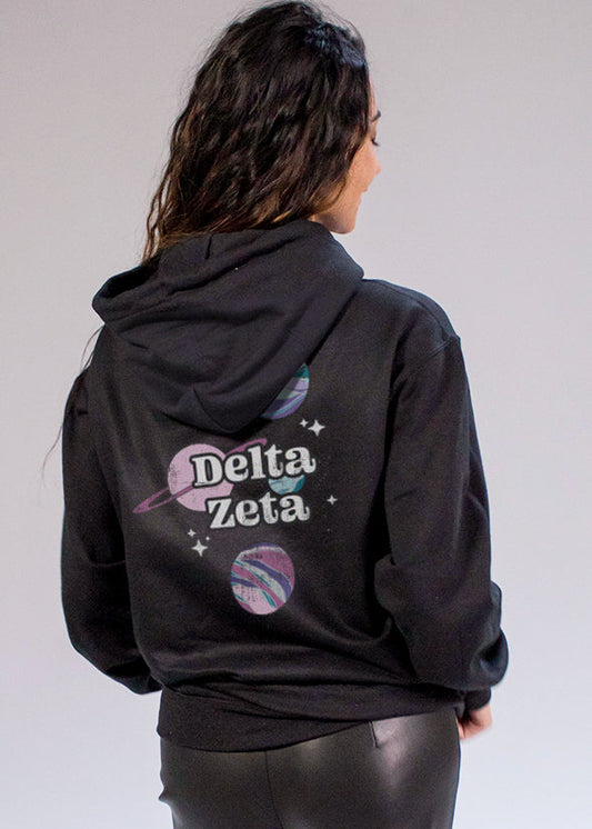 Sigma Kappa Out Of This World Black Hoodie