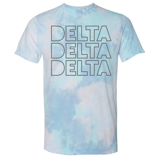 Tri Delta Super Soft Tie Dye Tee | Delta Delta Delta | Shirts > Short sleeve t-shirts