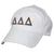 Tri Delta White Baseball Hat