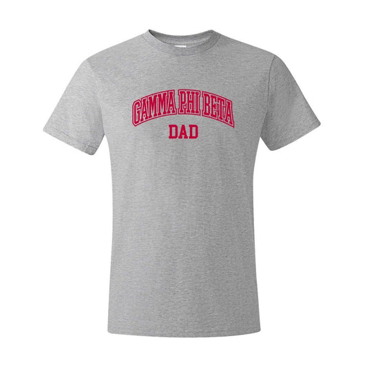 Gamma Phi Beta Heather Gray Dad Tee | Gamma Phi Beta | Shirts > Short sleeve t-shirts