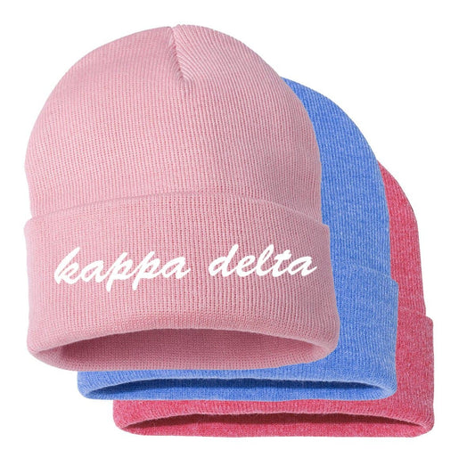 Kappa Delta Classic Beanie | Kappa Delta | Headwear > Beanies