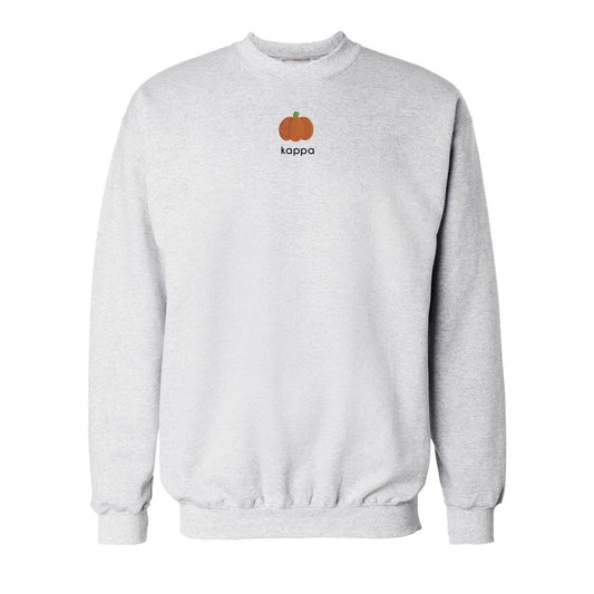 Kappa Hello Pumpkin Embroidered Crew | Kappa Kappa Gamma | Sweatshirts > Crewneck sweatshirts