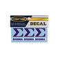 Tri Sigma Greek Letter Decal | Sigma Sigma Sigma | Promotional > Stickers