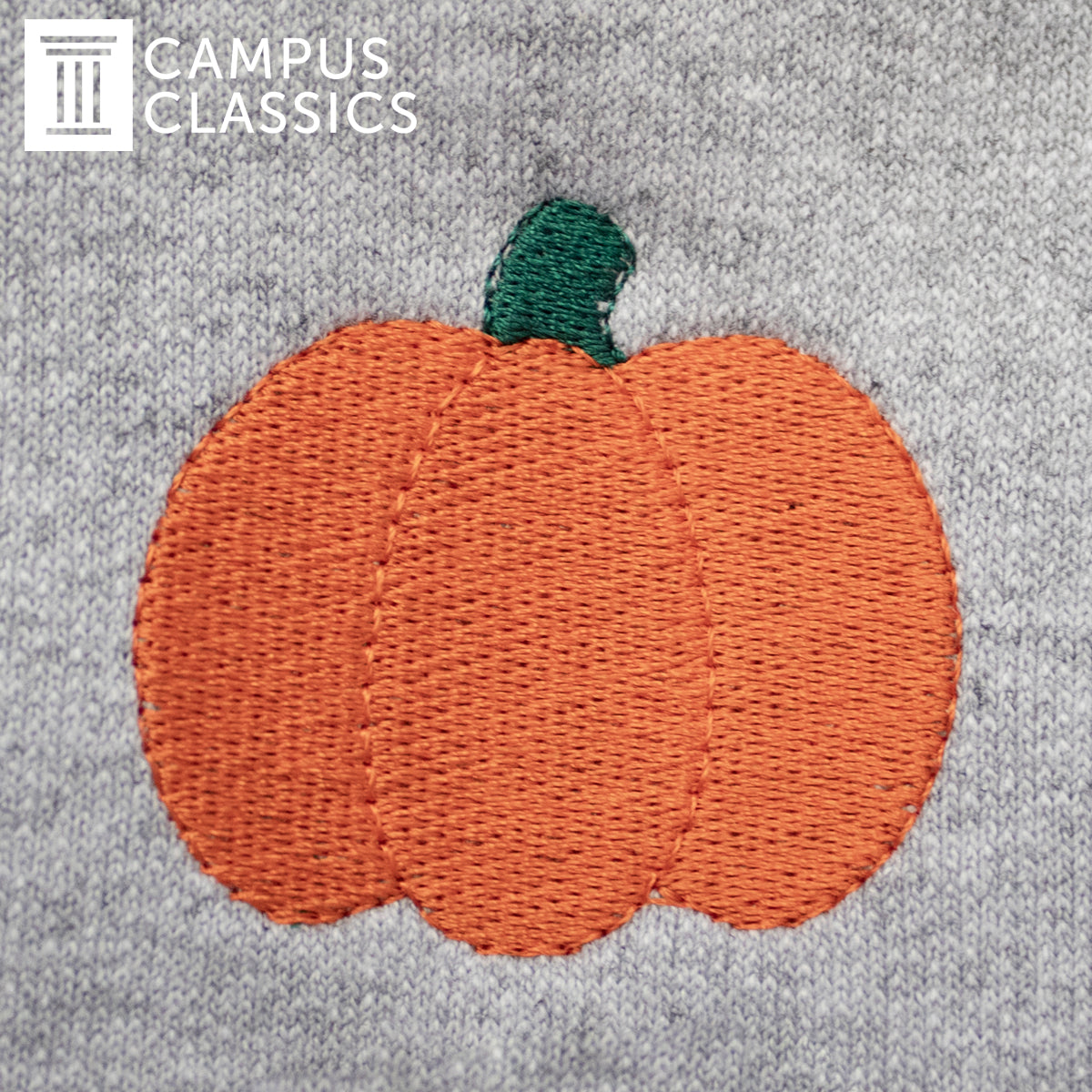 Tri Sigma Hello Pumpkin Embroidered Crew | Sigma Sigma Sigma | Sweatshirts > Crewneck sweatshirts