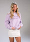 Zeta Purple Comfort Colors Crewneck | Zeta Tau Alpha | Sweatshirts > Crewneck sweatshirts