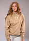 AOII See Your Value Tan Hoodie