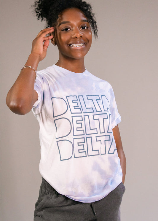 Alpha Gam Super Soft Tie Dye Tee | Alpha Gamma Delta | Shirts > Short sleeve t-shirts