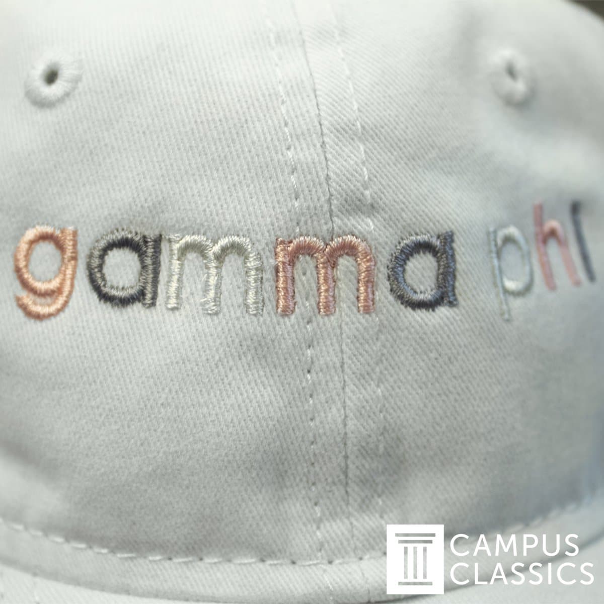 Gamma Phi Beta Keep It Colorful Ball Cap | Gamma Phi Beta | Headwear > Billed hats