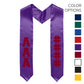 Delta Gamma Pick Your Own Colors Graduation Stole | Delta Gamma | Apparel > Stoles