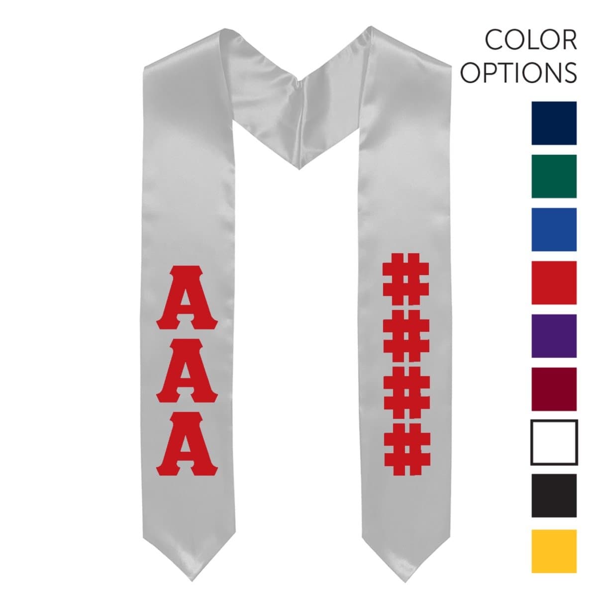 Kappa Pick Your Own Colors Graduation Stole | Kappa Kappa Gamma | Apparel > Stoles