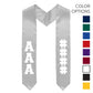 Delta Zeta Pick Your Own Colors Graduation Stole | Delta Zeta | Apparel > Stoles
