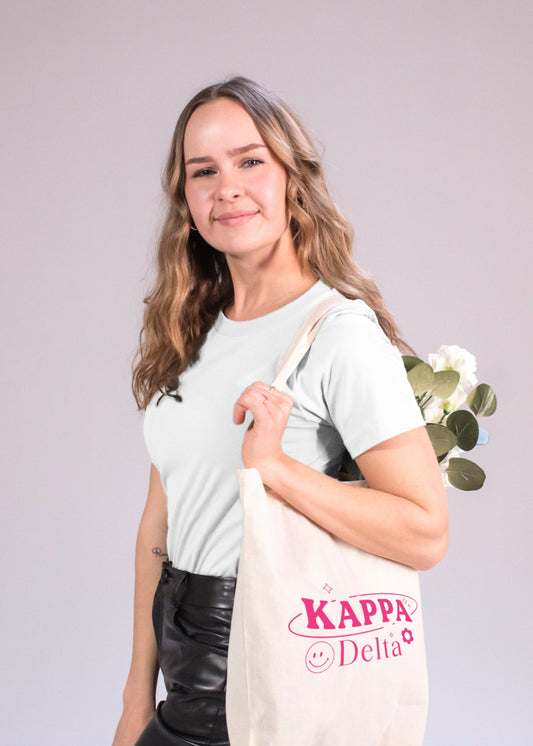 Sigma Kappa Pink Y2K Tote Bag