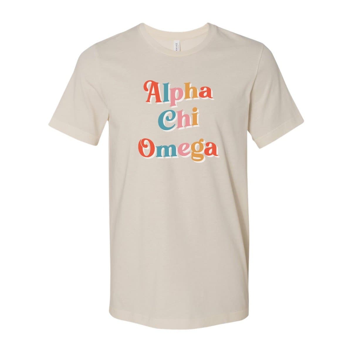 Alpha Chi Retro Pop Tee | Alpha Chi Omega | Shirts > Short sleeve t-shirts