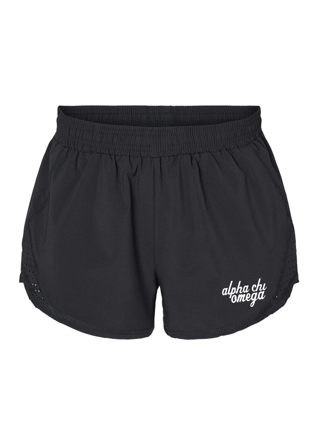 Alpha Chi Black Athletic Shorts