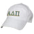ADPi White Baseball Hat