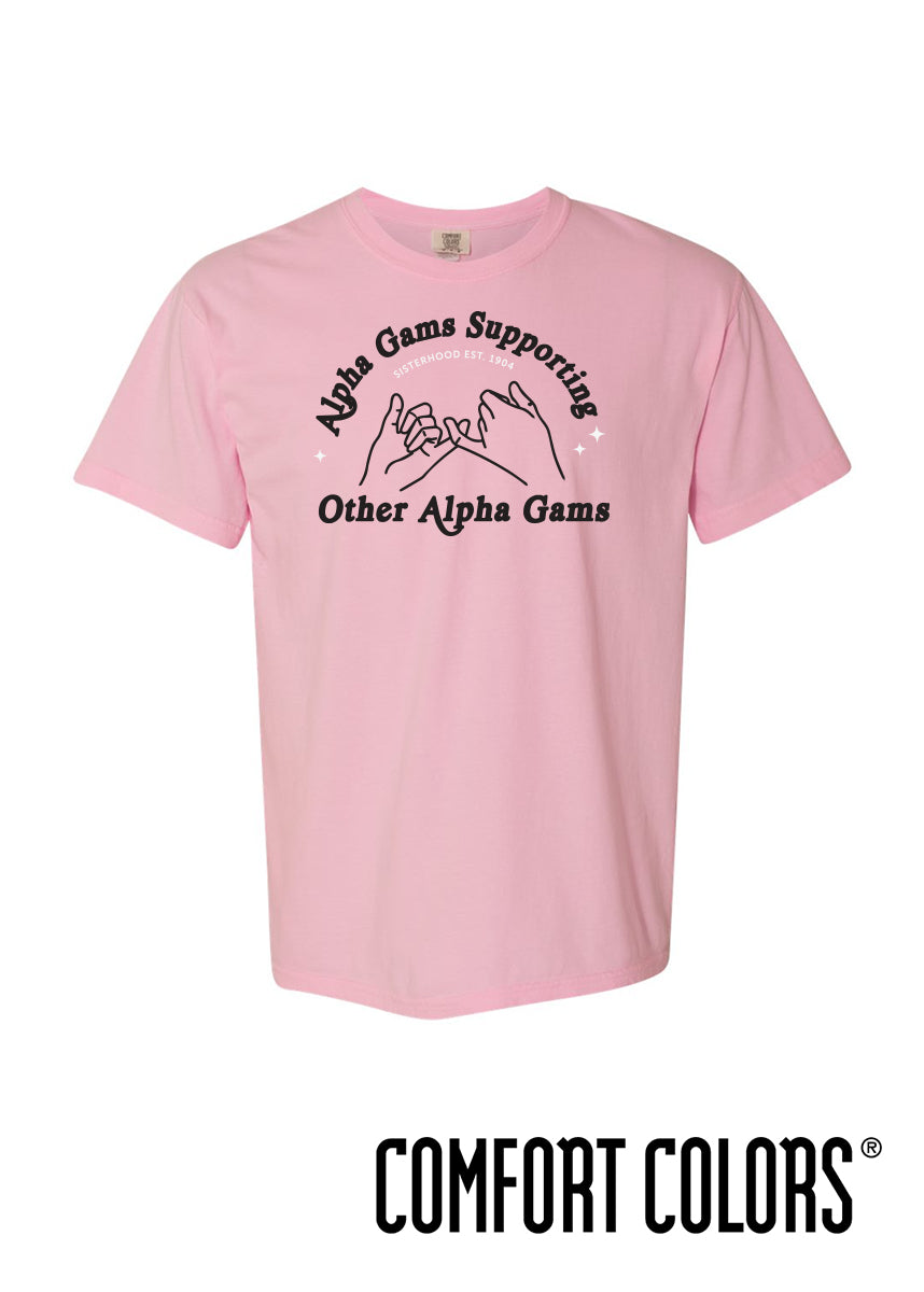 Alpha Gam Babes Supporting Babes Tee