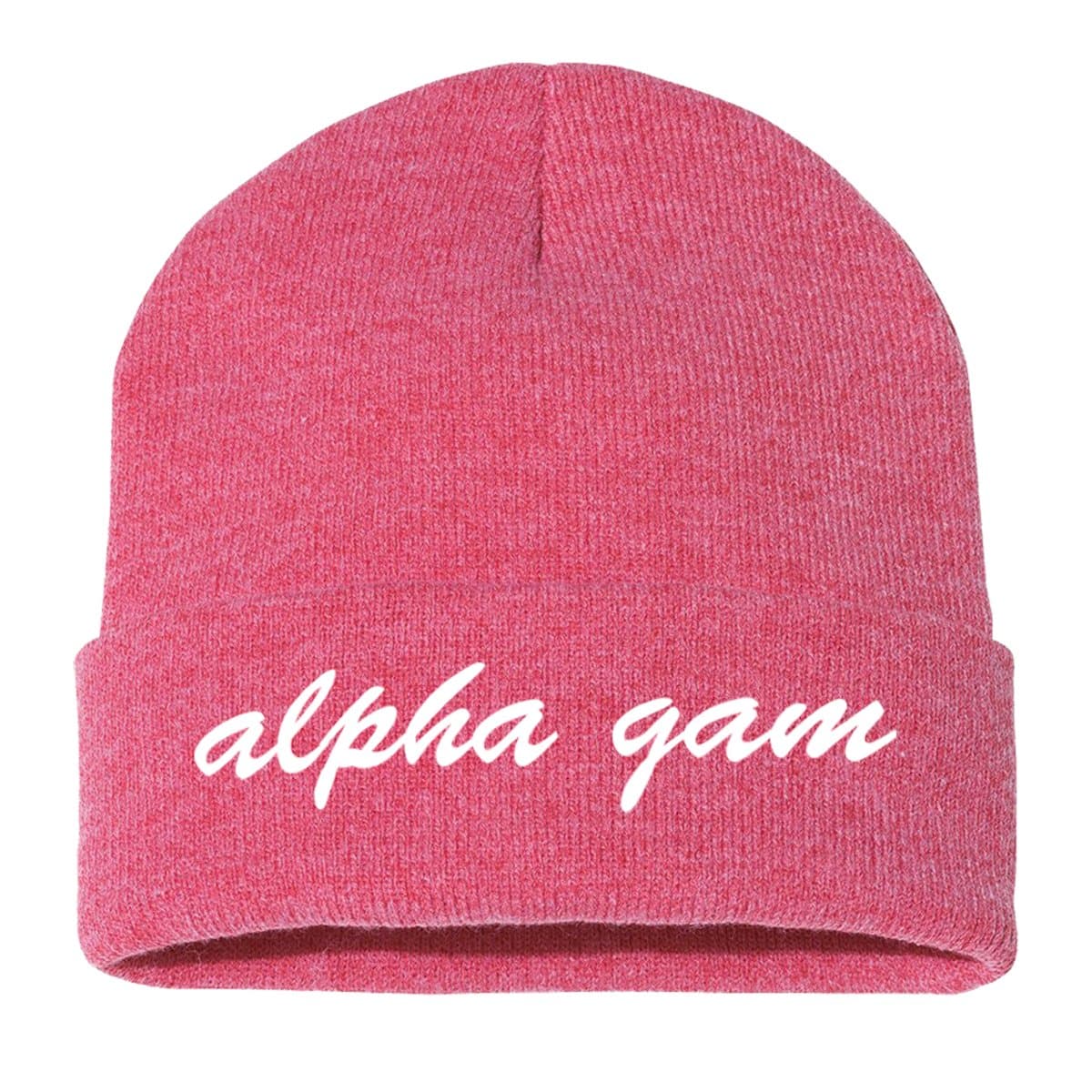 Alpha Gam Classic Beanie | Alpha Gamma Delta | Headwear > Beanies