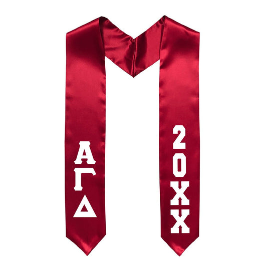 Alpha Gam Graduation Stole | Alpha Gamma Delta | Apparel > Stoles