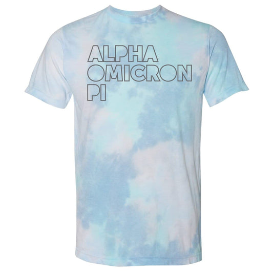 AOII Super Soft Tie Dye Tee | Alpha Omicron Pi | Shirts > Short sleeve t-shirts