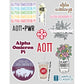 AOII Sticker Sheet | Alpha Omicron Pi | Promotional > Stickers