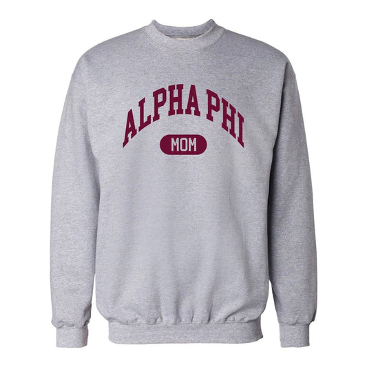 Alpha Phi Classic Mom Crewneck | Alpha Phi | Sweatshirts > Crewneck sweatshirts