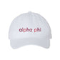 Alpha Phi Keep It Colorful Ball Cap | Alpha Phi | Headwear > Billed hats