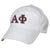 Alpha Phi White Baseball Hat