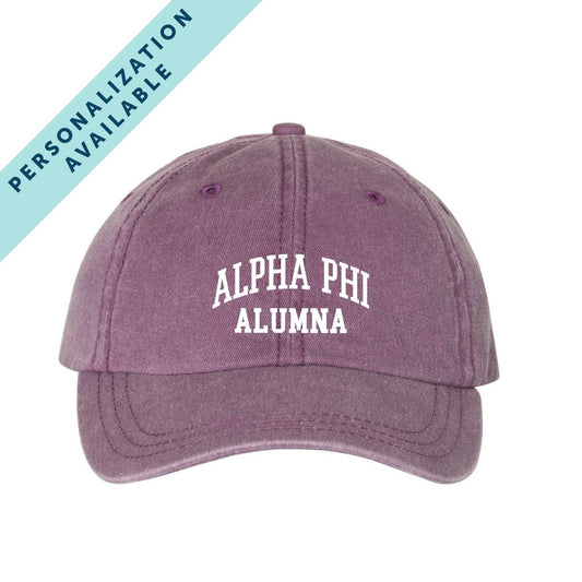 Alpha Phi Alumna Cap | Alpha Phi | Headwear > Billed hats