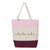 Alpha Phi Pink Striped Tote