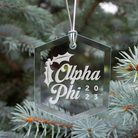Alpha Phi Limited Edition 2023 Holiday Ornament