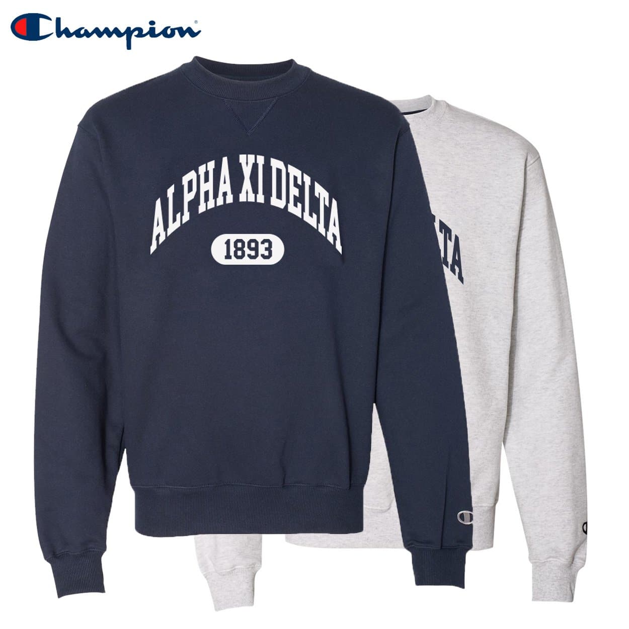 AXiD Heavyweight Champion Crewneck Sweatshirt | Alpha Xi Delta | Sweatshirts > Crewneck sweatshirts