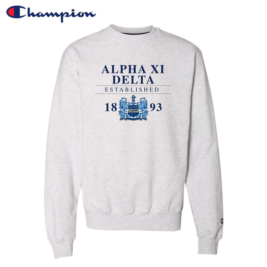 AXiD Classic Champion Crewneck | Alpha Xi Delta | Sweatshirts > Crewneck sweatshirts