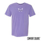 AXiD Comfort Colors Purple Butterfly Tee | Alpha Xi Delta | Shirts > Short sleeve t-shirts