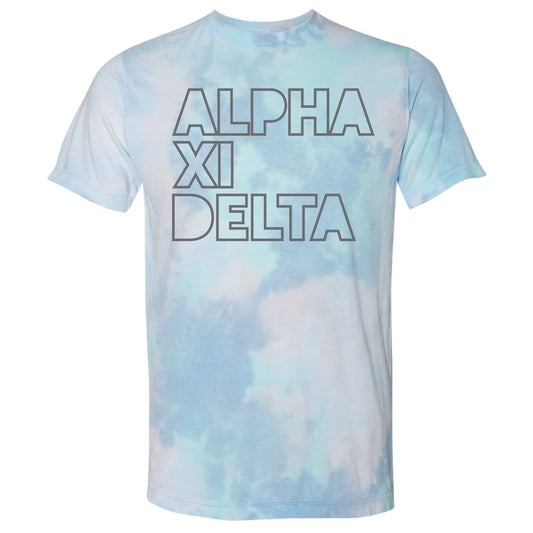 Alpha Xi Delta Super Soft Tie Dye Tee | Alpha Xi Delta | Shirts > Short sleeve t-shirts