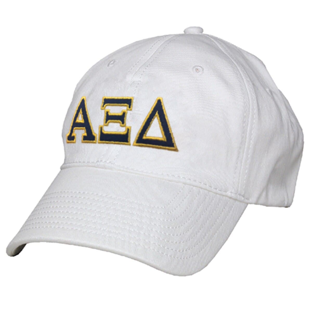 Alpha Xi Delta White Baseball Hat | Alpha Xi Delta | Headwear > Billed hats