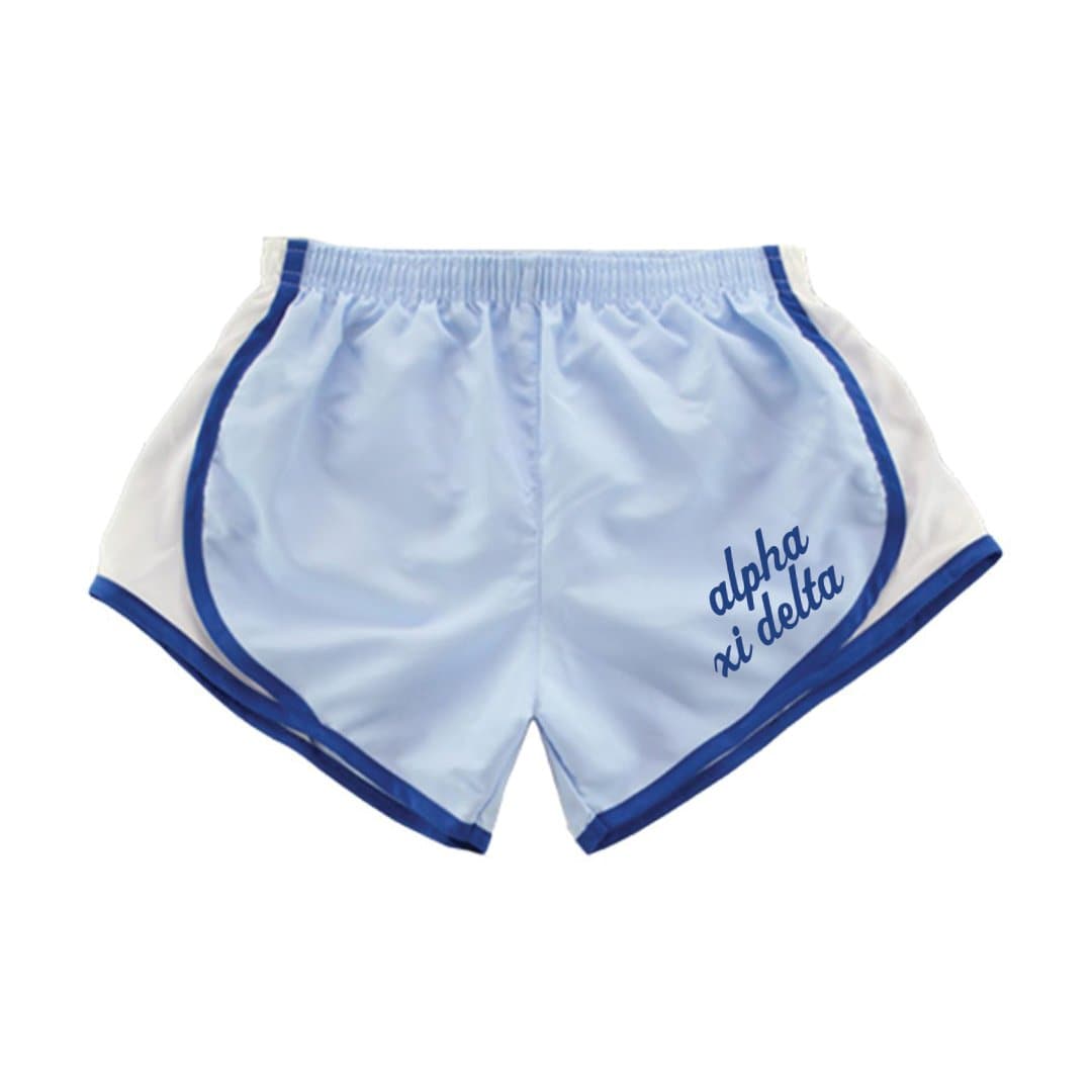 AXiD Blue Athletic Shorts | Alpha Xi Delta | Apparel > Shorts