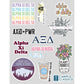 AXID Sticker Sheet | Alpha Xi Delta | Promotional > Stickers