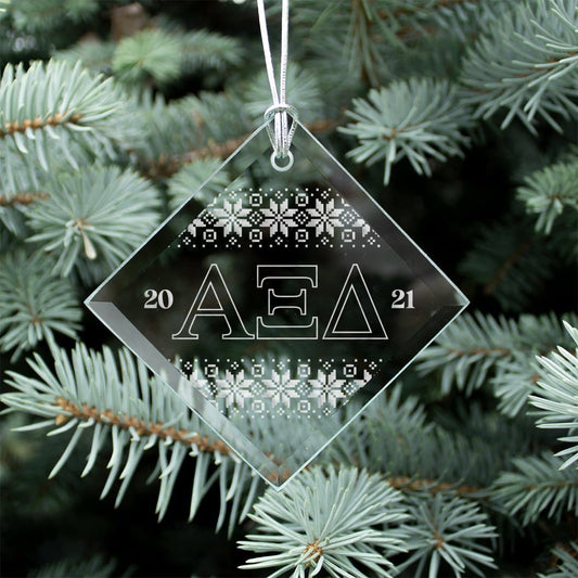 AXiD 2021 Limited Edition Holiday Ornament | Alpha Xi Delta | Promotional > Ornaments