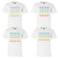 Repeating Rainbow Fam Tees | Campus Classics | T Shirts