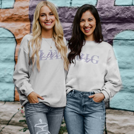 Purple Script Fam Crewnecks | Campus Classics | Sweatshirts
