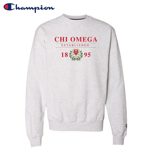 Chi Omega Classic Champion Crewneck | Chi Omega | Sweatshirts > Crewneck sweatshirts