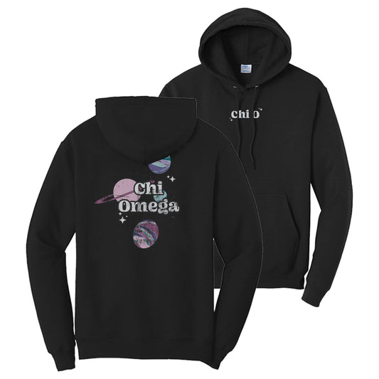 Chi O Out Of This World Black Hoodie
