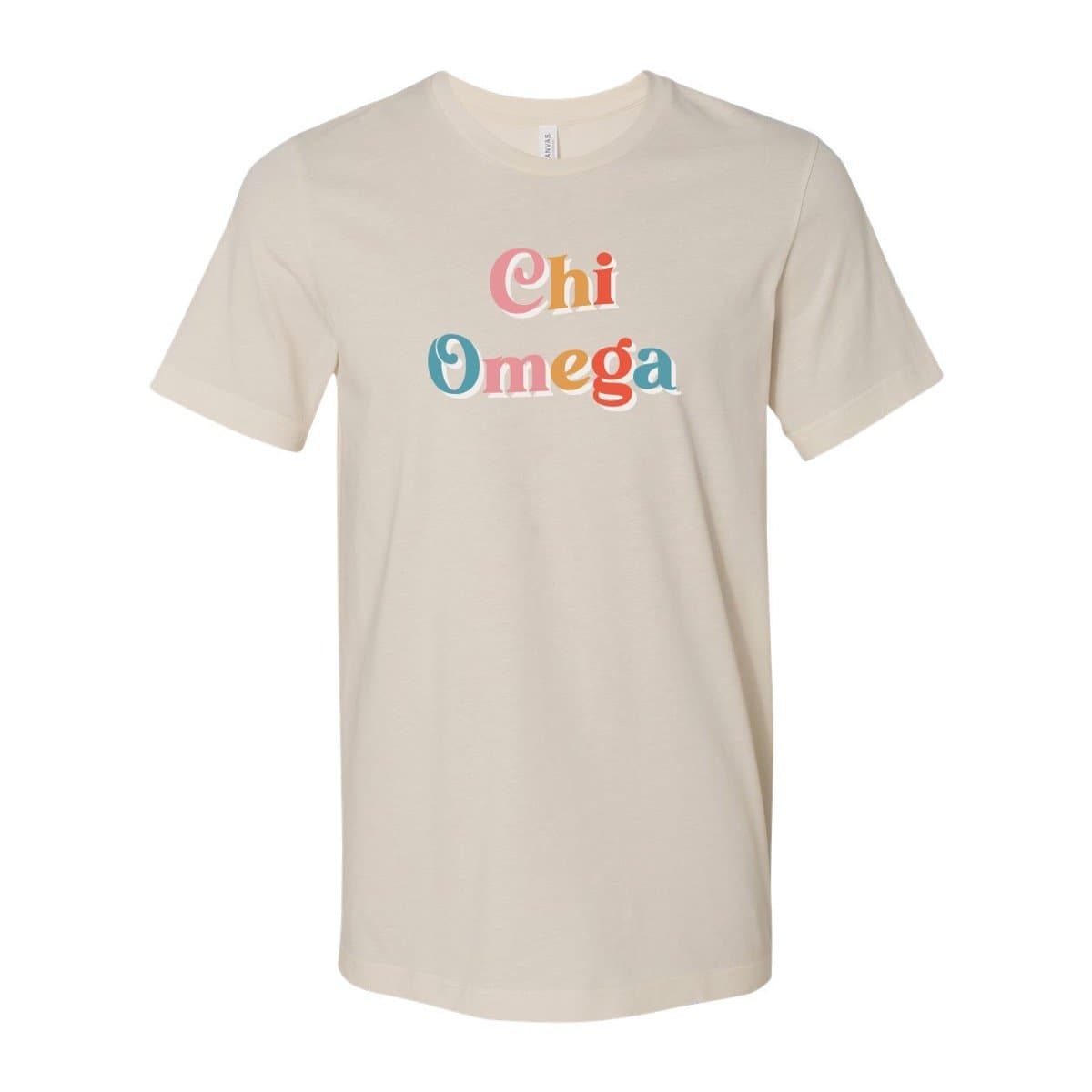 Chi Omega Retro Pop Tee | Chi Omega | Shirts > Short sleeve t-shirts