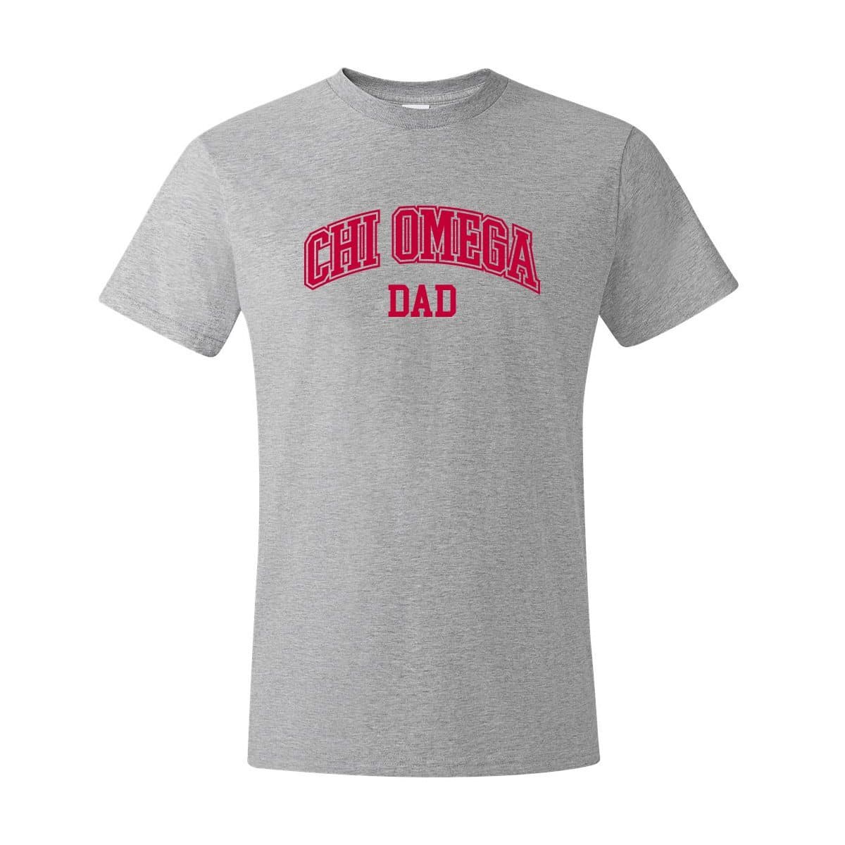 Chi Omega Heather Gray Dad Tee | Chi Omega | Shirts > Short sleeve t-shirts