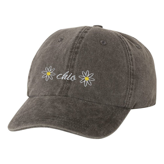 Chi Omega Daisy Baseball Hat | Chi Omega | Headwear > Billed hats