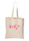 Chi O Pink Y2K Tote Bag