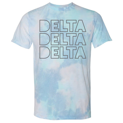 Tri Delta Super Soft Tie Dye Tee | Delta Delta Delta | Shirts > Short sleeve t-shirts