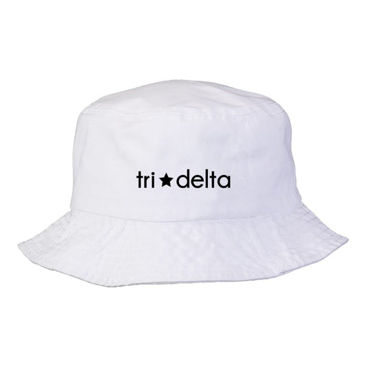Tri Delta Simple Star Bucket Hat | Delta Delta Delta | Headwear > Bucket hats