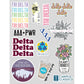 Tri Delta Sticker Sheet | Delta Delta Delta | Promotional > Stickers