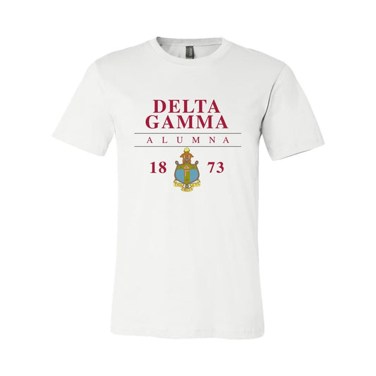 Delta Gamma Alumna Crest Short Sleeve Tee | Delta Gamma | Shirts > Short sleeve t-shirts